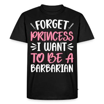 LARP - Men's Premium Organic T-Shirt - black - Front - Nico (187cm)