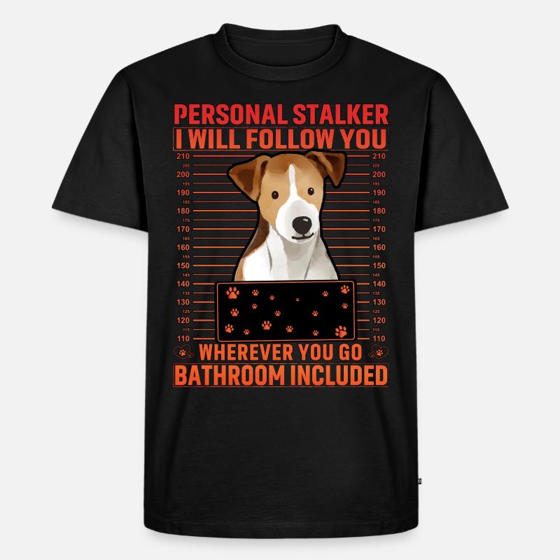 Jack Russell Terrier Lustiger Spruch - Männer Premium Bio T-Shirt - Schwarz