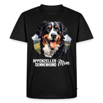 Chien Appenzeller Chien de montagne - T-shirt Premium bio Homme - noir - Devant - Nico (187cm)