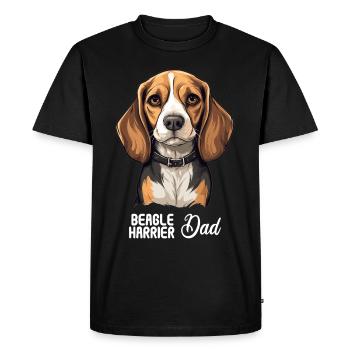 Busard Saint-Martin - T-shirt Premium bio Homme - noir - Devant - Nico (187cm)