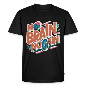 Nerd Nerds Nerd Dictons Nerd Cadeaux - T-shirt Premium bio Homme - noir - Devant - Nico (187cm)