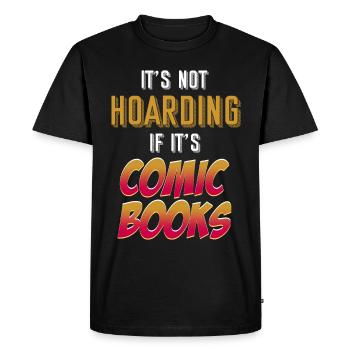Ce n’est pas de la thésaurisation quand il s’agit de - T-shirt Premium bio Homme - noir - Devant - Nico (187cm)