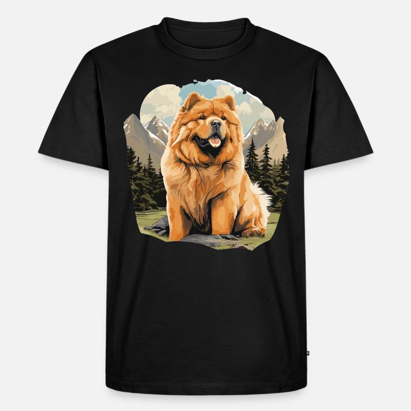 Chow Chow pour chien - T-shirt Premium bio Homme - noir