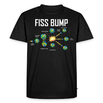 Drôle d’ingénieur nucléaire Centrale nucléaire - T-shirt Premium bio Homme - noir - Devant - Nico (187cm)