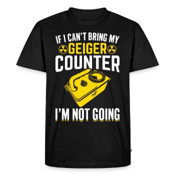 Funny Nuclear Engineer - Men's Premium Organic T-Shirt - black - Front - Nico (187cm)
