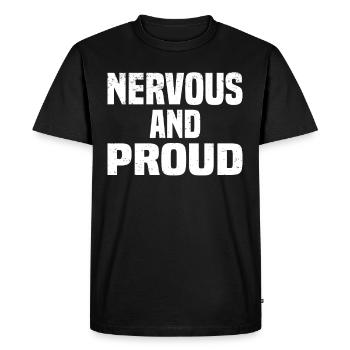 Misanthrope Antisocial Introverti - T-shirt Premium bio Homme - noir - Devant - Nico (187cm)