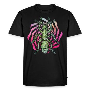 fourmi - T-shirt Premium bio Homme - noir - Devant - Nico (187cm)