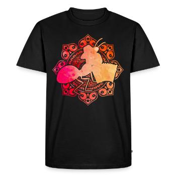 Ant retro - Men's Premium Organic T-Shirt - black - Front - Nico (187cm)