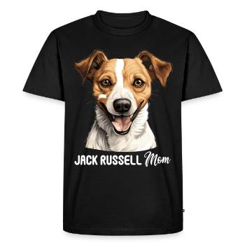 Chien Jack Russell - T-shirt Premium bio Homme - noir - Devant - Nico (187cm)