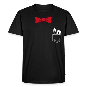 Costume Substitute Wizard Illusionist Magician - Men's Premium Organic T-Shirt - black - Front - Nico (187cm)
