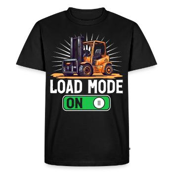 Forklift Driver Forklift Driver - Men's Premium Organic T-Shirt - black - Front - Nico (187cm)