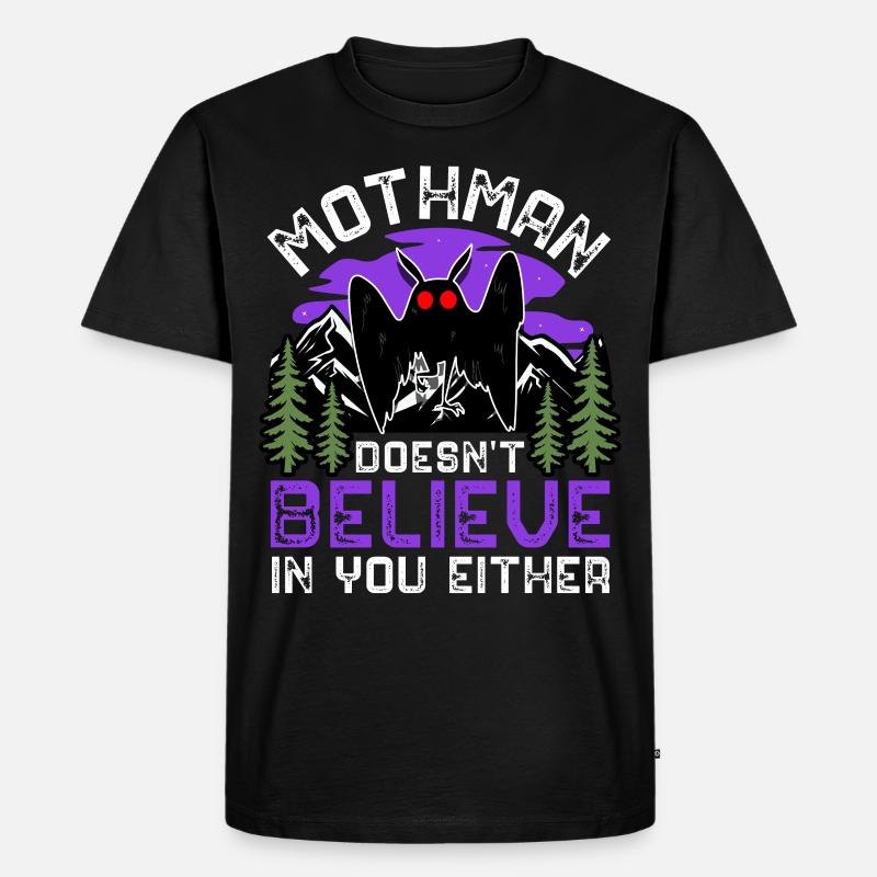 Kryptide Kryptozoologie - Männer Premium Bio T-Shirt - Schwarz