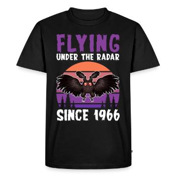 Cryptozoologie de Mothman Crypttide - T-shirt Premium bio Homme - noir - Devant - Nico (187cm)