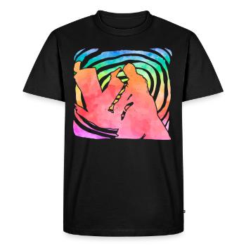 Jiu-Jitsu Brésilien BJJ - T-shirt Premium bio Homme - noir - Devant - Nico (187cm)