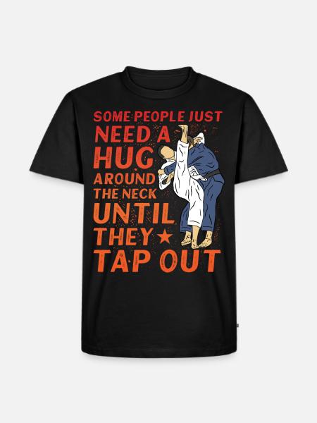 Brazilian Jiu-Jitsu BJJ - Men's Premium Organic T-Shirt - black