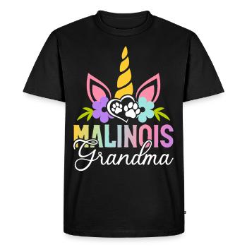 Chien Malinois Belge - T-shirt Premium bio Homme - noir - Devant - Nico (187cm)
