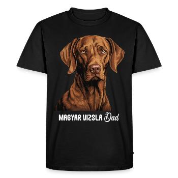 Magyar Vizsla - T-shirt Premium bio Homme - noir - Devant - Nico (187cm)