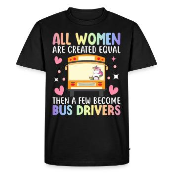 Bus driver - Men's Premium Organic T-Shirt - black - Front - Nico (187cm)