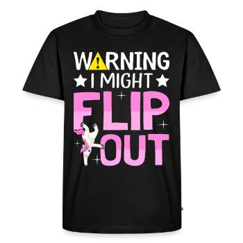 Pom-pom girl Pom-pom girl Roue de charrette - T-shirt Premium bio Homme - noir - Devant - Nico (187cm)