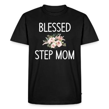 Bénie belle-mère drôle belle-mère - T-shirt Premium bio Homme - noir - Devant - Nico (187cm)