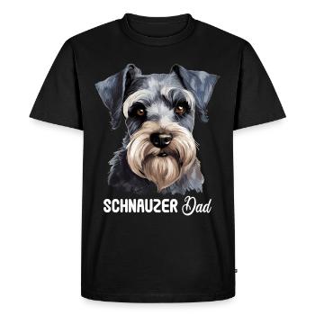 Schnauzer - T-shirt Premium bio Homme - noir - Devant - Nico (187cm)