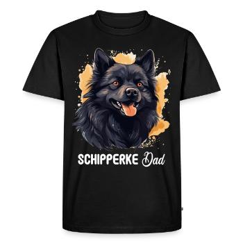 Schipperke - Men's Premium Organic T-Shirt - black - Front - Nico (187cm)