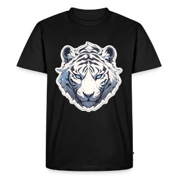 Tiger Wildcat Tiger Baby Baby Tiger Africa - T-shirt Premium bio Homme - noir - Devant - Nico (187cm)