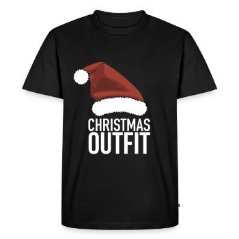 Christmas Outfit - Men's Premium Organic T-Shirt - black - Front - Nico (187cm)