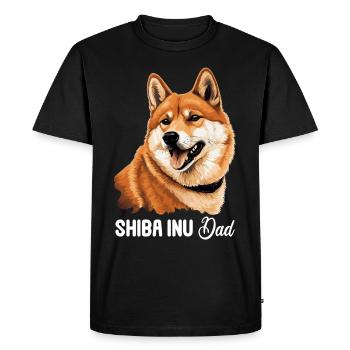 Shiba Inu - T-shirt Premium bio Homme - noir - Devant - Nico (187cm)