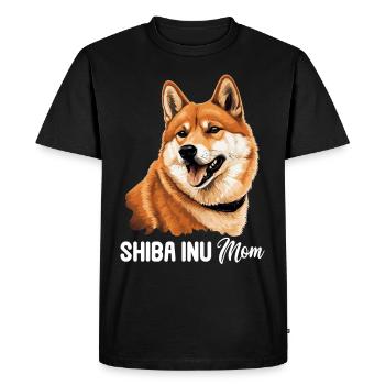 Shiba Inu - T-shirt Premium bio Homme - noir - Devant - Nico (187cm)