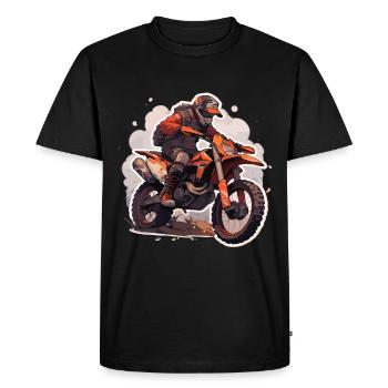 Motocross Motocross Moto Motocross Enfants - T-shirt Premium bio Homme - noir - Devant - Nico (187cm)