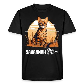 Savannah - Men's Premium Organic T-Shirt - black - Front - Nico (187cm)