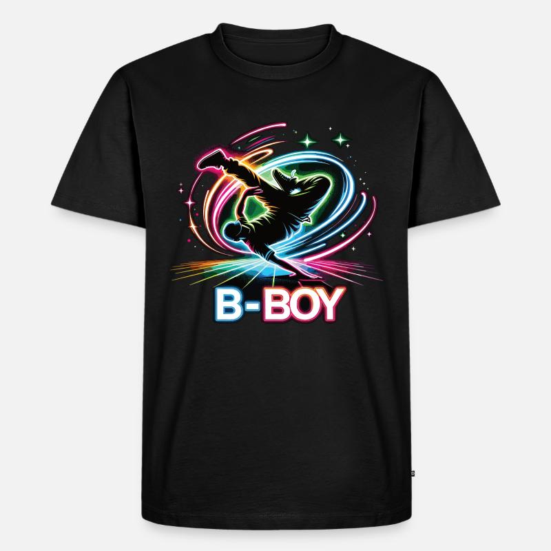 Breakdance Breakdancer Breakdance Kinder - Männer Premium Bio T-Shirt - Schwarz