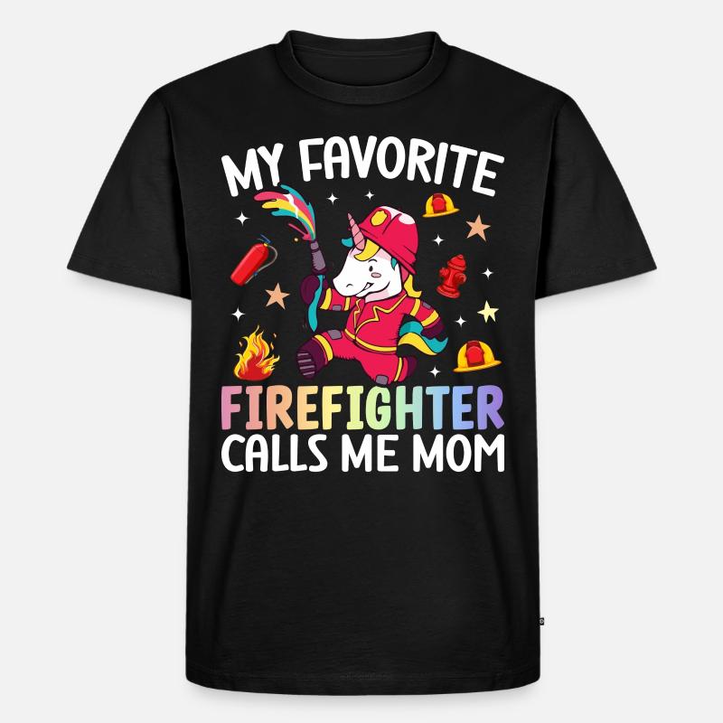 Brandbekämpfung - Männer Premium Bio T-Shirt - Schwarz