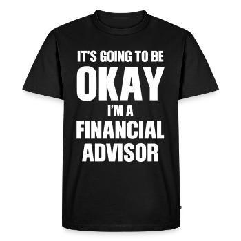 It'll be alright, I'm a - Men's Premium Organic T-Shirt - black - Front - Nico (187cm)