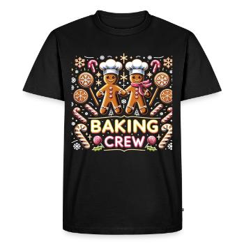 Équipe de pâtisserie - T-shirt Premium bio Homme - noir - Devant - Nico (187cm)