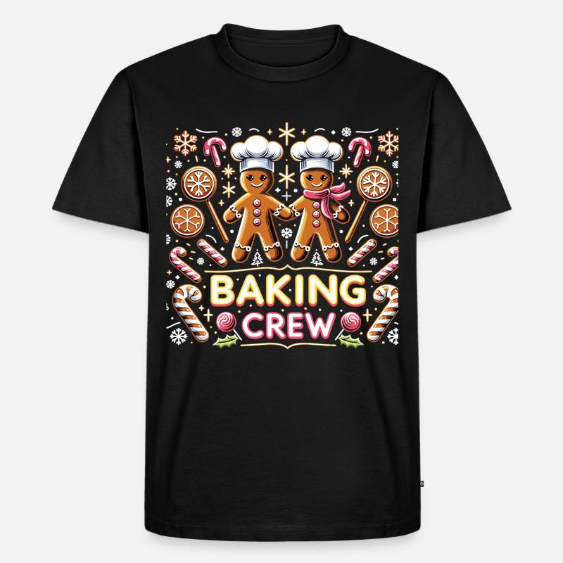 Baking Crew - Men's Premium Organic T-Shirt - black
