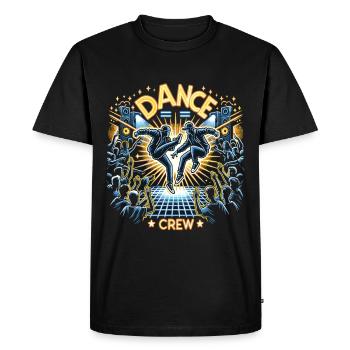 Breakdance Dance Crew - Men's Premium Organic T-Shirt - black - Front - Nico (187cm)