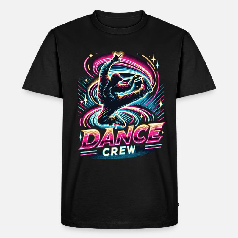Breakdance Dance Crew - Männer Premium Bio T-Shirt - Schwarz