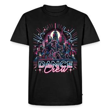 Breakdance Dance Crew - Men's Premium Organic T-Shirt - black - Front - Nico (187cm)