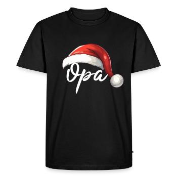 Opa Elf - Männer Premium Bio T-Shirt - Schwarz - Vorne - Nico (187cm)