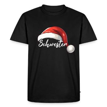 Schwester Elf - Männer Premium Bio T-Shirt - Schwarz - Vorne - Nico (187cm)