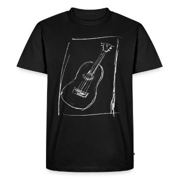guitare pour dark - T-shirt Premium bio Homme - noir - Devant - Nico (187cm)