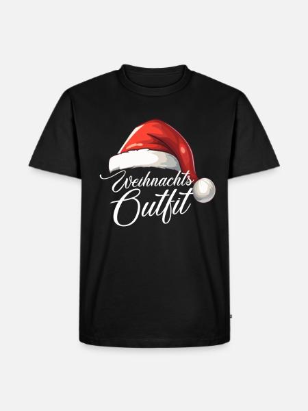 Weihnachten - Männer Premium Bio T-Shirt - Schwarz