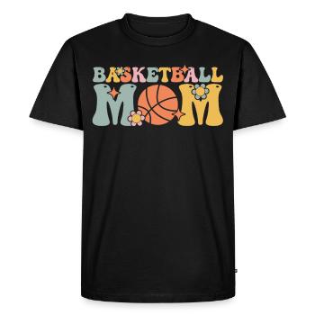 Maman Groovy - T-shirt Premium bio Homme - noir - Devant - Nico (187cm)