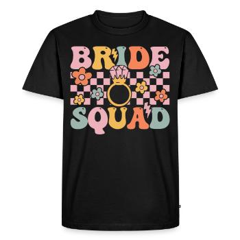 Groovy Bridal Shower enterrement de vie de jeune fille - T-shirt Premium bio Homme - noir - Devant - Nico (187cm)