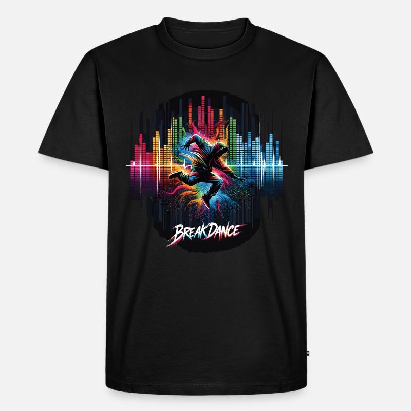 Breakdance Breakdancer Breakdance Kinder - Männer Premium Bio T-Shirt - Schwarz