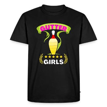 Bowling Lady Rouleau à pâtisserie Sport Strike gouttière d’humour - T-shirt Premium bio Homme - noir - Devant - Nico (187cm)