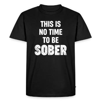 Je ne l’ai pas fait, mais quand je l’ai fait, j’étais - T-shirt Premium bio Homme - noir - Devant - Nico (187cm)