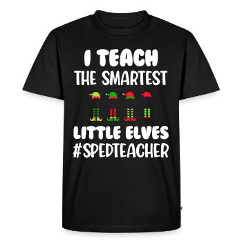 I teach special education to the smartest - Men's Premium Organic T-Shirt - black - Front - Nico (187cm)